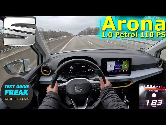 2023 Seat Arona 1.0 TSI 6-Speed Manual 110 PS TOP SPEED AUTOBAHN DRIVE POV