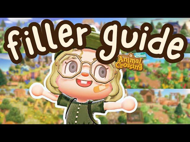 Ultimate FILLER GUIDE | items to use, tips & process | Animal Crossing: New Horizons