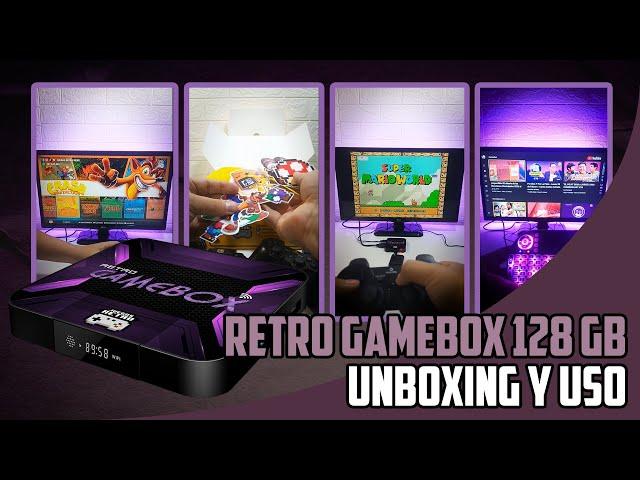  RETRO GAMEBOX 128 Gb | Unboxing y Uso