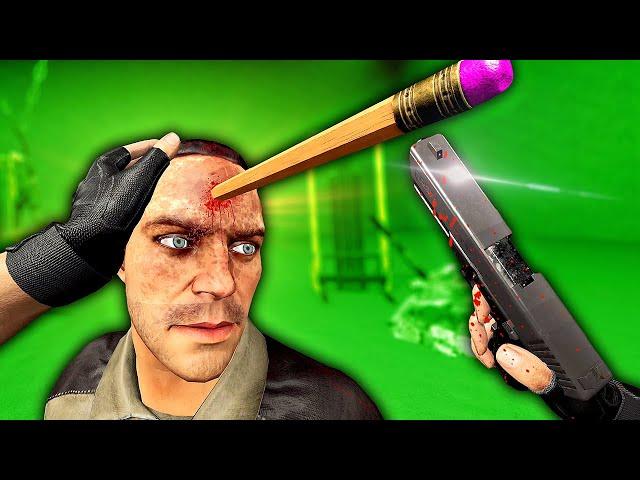 Shooting PENCILS Into Ragdolls - Hard Bullet VR Gameplay