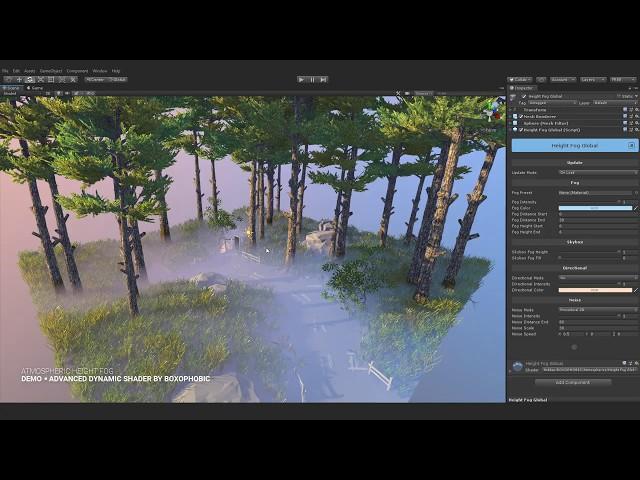 Atmospheric Height Fog for Unity ● Advanced Dynamic Shaders Demo