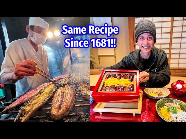 300 Year EEL Restaurant!! JAPANESE FOOD - Secret Recipe in Yanagawa, Japan!