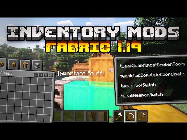 14 Inventory Mods that's client-side [Fabric 1.19.2]