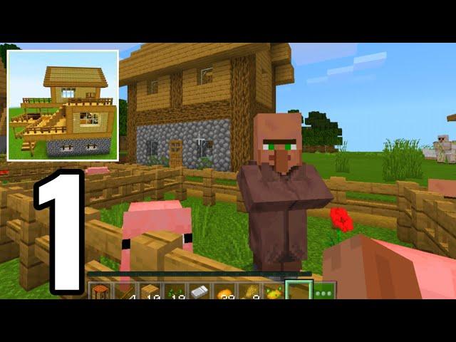 Craft Box Game Tree - VILLAGE - Survival Gameplay Part 1