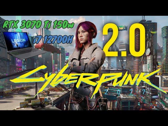 CYBERPUNK 2077 2.0 OVERDRIVE - LEGION 5 PRO RTX 3070 Ti + 12700H - 1080p, 1440p, 2160p DLSS 3.5