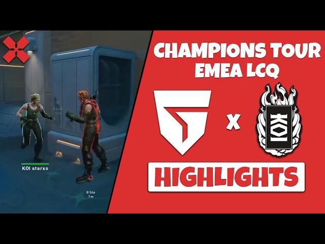 Giants Gaming vs KOI - HIGHLIGHTS | VALORANT Champions Tour : EMEA Last Chance Qualifier