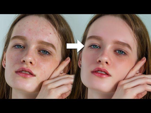 High-End Skin Retouching Photoshop Tutorial Farazpsd