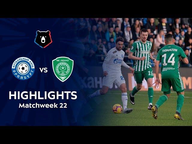 Highlights FC Orenburg vs Akhmat (1-3) | RPL 2018/19