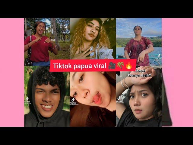 tiktok papua viral 2022 cewek  cowok papua manis"️ //trending