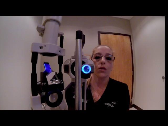 First Person Routine Eye Exam