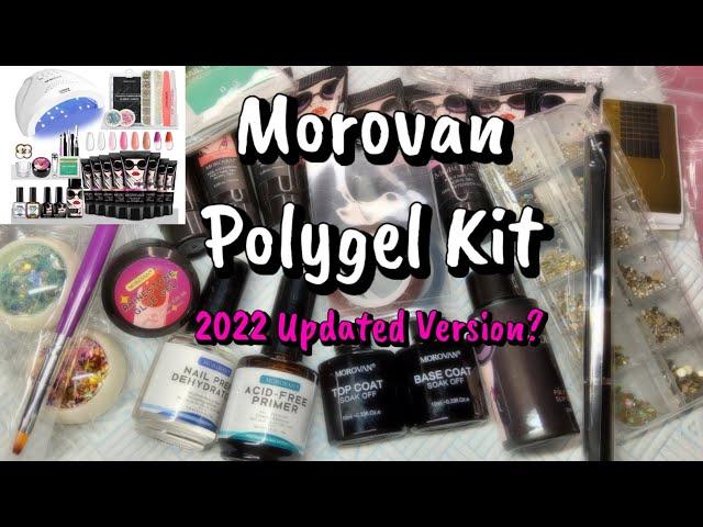 MOROVAN POLYGEL KIT FROM AMAZON | 2022 NEW UPDATED VERSION? FULL UNBOX & SWATCH