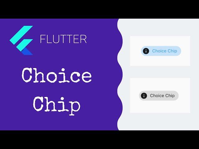 Flutter: Choice Chip Widget