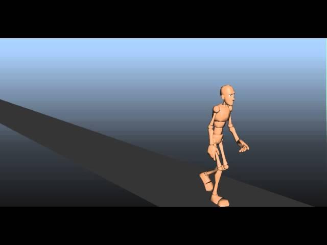 Basic 3D Character Walk Across