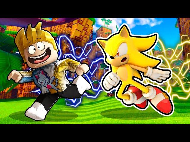 Unlocked SUPER SONIC in Roblox Sonic Speed Simulator