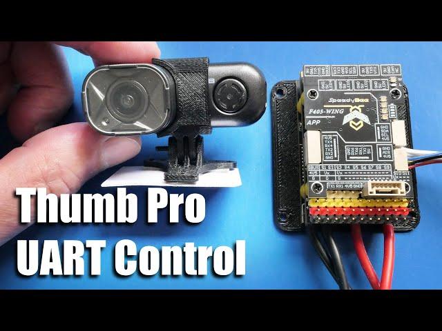 Runcam Thumb Pro UART Control with SB F405-Wing