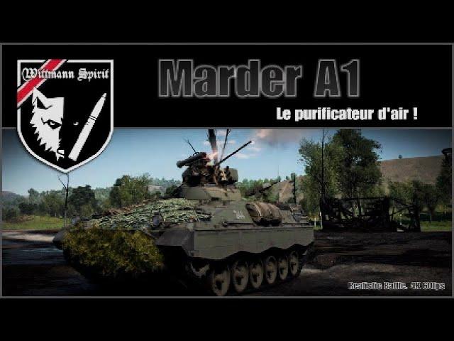 War Thunder tanks :  Marder A1. Le purificateur d'air! (Realistic Batlle.)