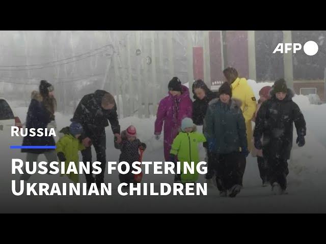 Russians defend fostering Ukrainian children as Kyiv slams Moscow's 'kidnappings' | AFP