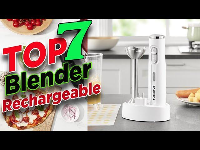 ️ Top 7 Cordless Hand Immersion Blender Rechargeable  Stick Blender Rechargeable Reviews