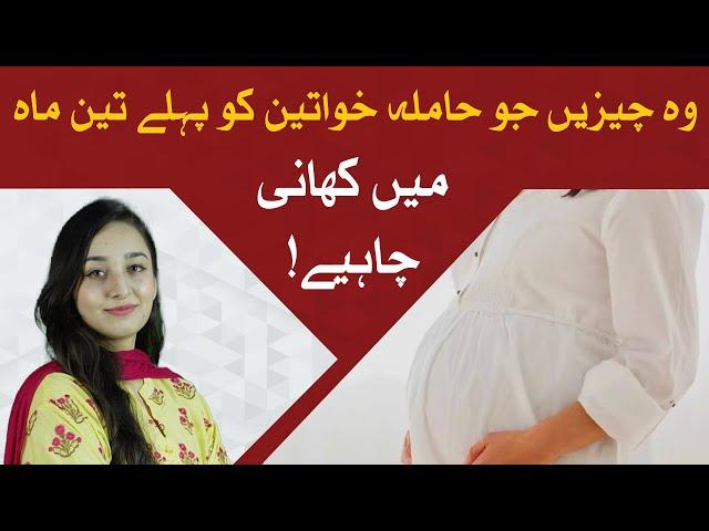 Pregnancy First Trimester Diet | Hamal Ke Pehle Teen Maah | Foods To Eat In First Trimester