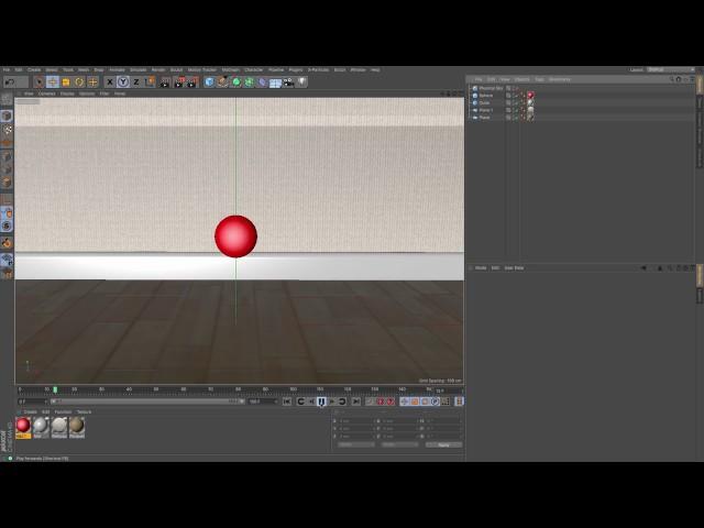 Cinema 4D Tutorial - How to Animate a Bouncing Ball