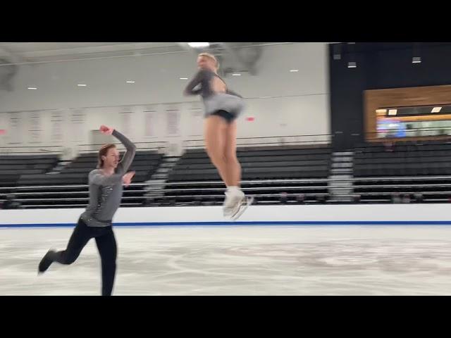 Russian pairs Evgenia Tarasova & Vladimir Morozov 2021 Cranberry Cup Freeskate Figure skating