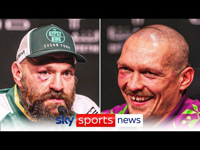 "I was robbed, Usyk got a Christmas gift" | Tyson Fury and Oleksandr Usyk react after rematch