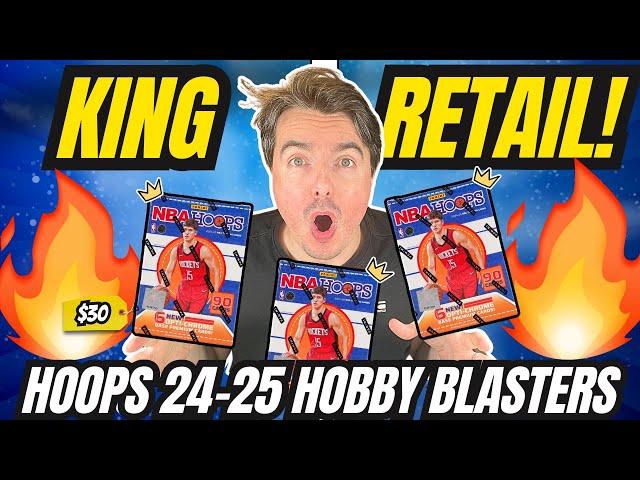 THE BEST $30 DOLLARS YOU WILL EVER SPEND! These Boxes are INSANE - NBA Hoops 24-25 Hobby Blasters x4