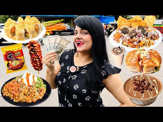 Rs 2000 Street Food Challenge | Mumbai Food Challenge