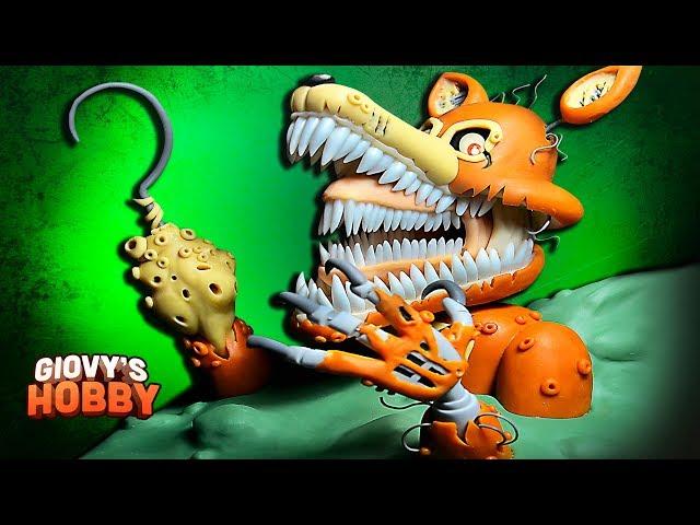 TWISTED FOXY  FNAF: THE TWISTED ONES  Polymer clay Tutorial  Giovy Hobby