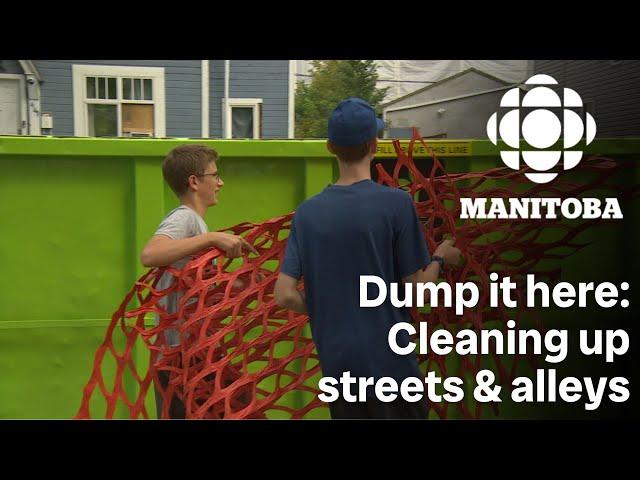 Dump it here: Winnipeg group invites neighbours take junk to its bin