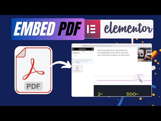 How do I add a PDF file into Elementor | Embed PDF file in Elementor with easy steps for free