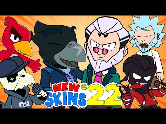 BYRON VS CROW NEW SKINS IDEAS - BRAWL STARS ANIMATION #22