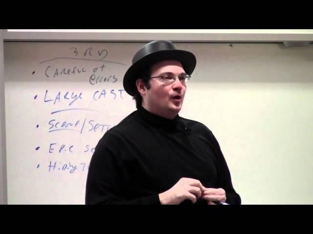 Brandon Sanderson Lecture 3: Third person viewpoints (3/5)