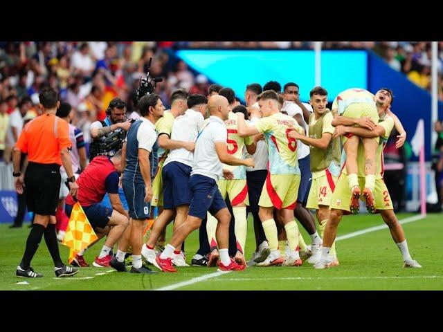 Spain wins Olympics Paris 2024 men's football final