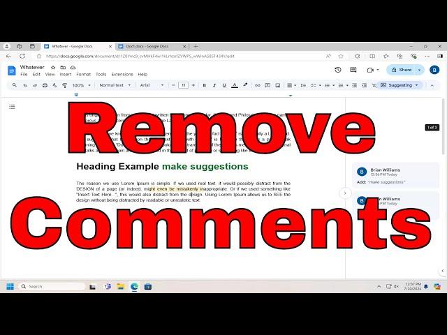 How To Remove Comments Google Docs [Guide]