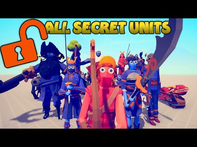 All Secret Faction Unit Locations In 2024 For TABS (Totally Accurate Battle Simulator)