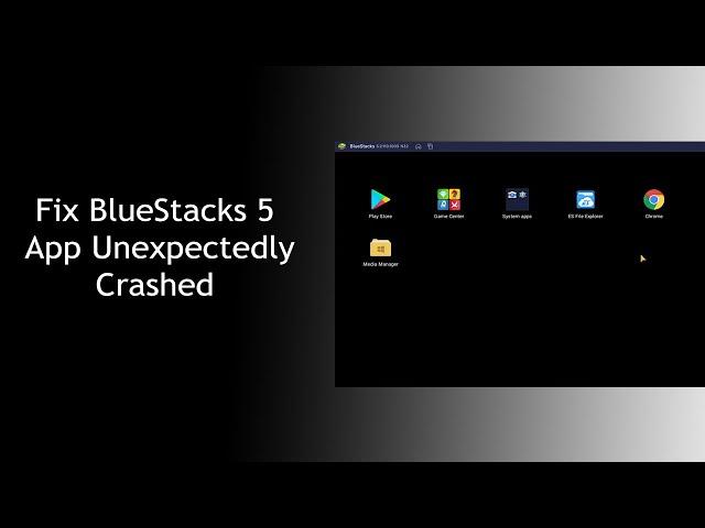 How To Fix BlueStacks 5 App Crashed