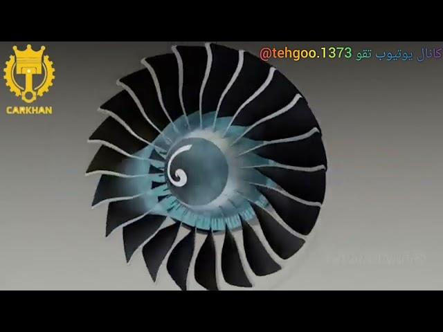 نحوه کار کردن موتور جت هواپیما How a jet engine works ️️