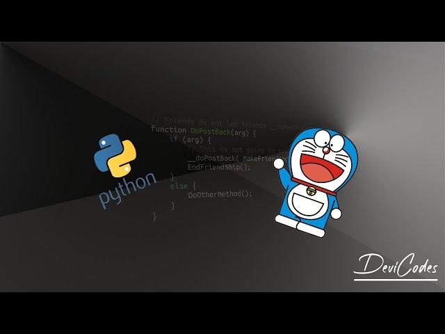 Build With Python I Doraemon I Tutorial Video