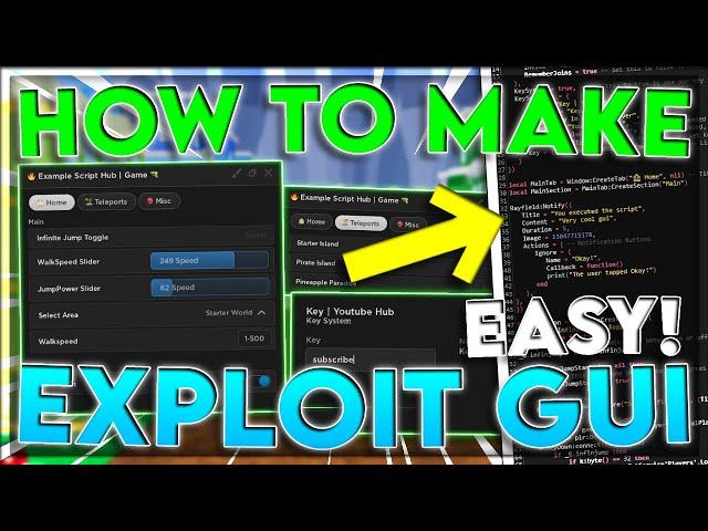 How To Make A ROBLOX Exploit Script / GUI | EASY Tutorial | *JUNE 2023*