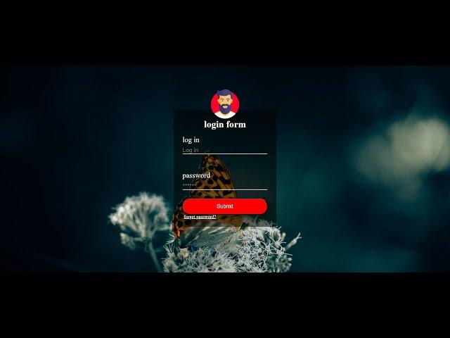 How To Create Login Form In HTML and CSS | Make Sign In Form Design