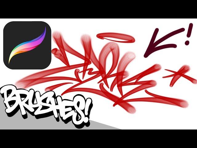 HOW TO MAKE GRAFFITI BRUSH FATCAP FOR FREE - PROCREATE - IPAD