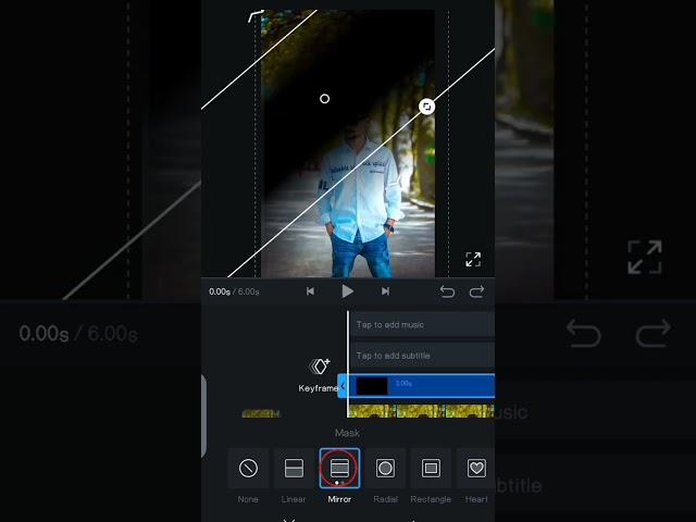 Photo Reveal in VN Video Editor - tutorial #shorts