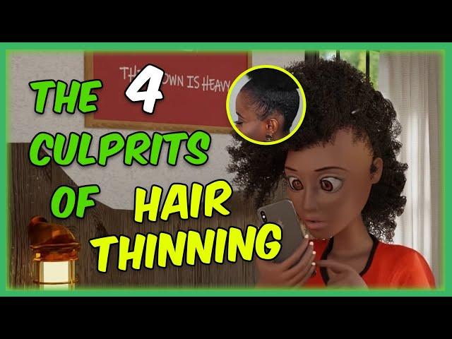 Why your hair is thinning out #shorts #naturalhair #hairthinning #haircaretips