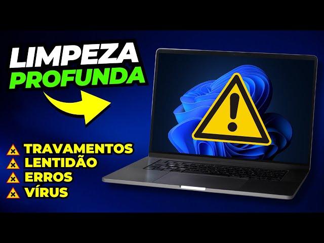 PC ou Notebook Lento, Travando ou com Vírus? FAÇA uma LIMPEZA COMPLETA no Windows 10/11 [GRÁTIS]