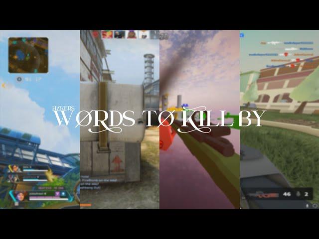 words to kill by