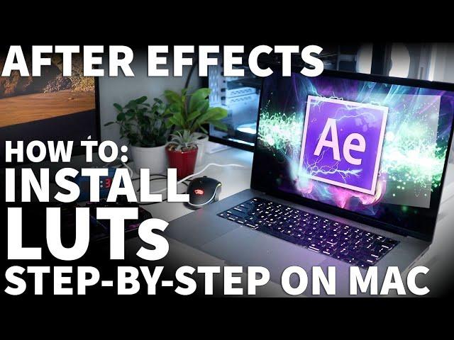 Macbook How to Install LUTs in After Effects - Install After Effects Lumetri LUTs on MacBook