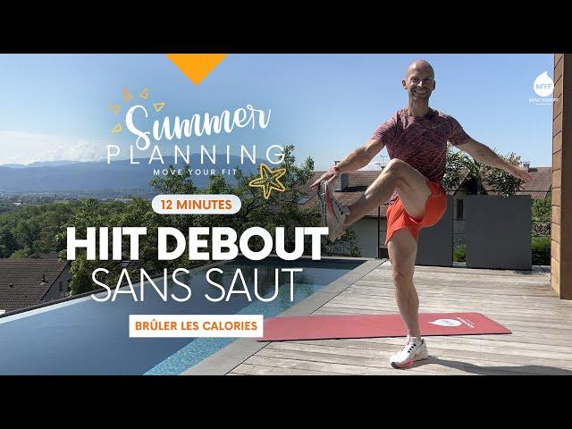 12min - HIIT DEBOUT SANS SAUT ️ Brûler les calories - Alexandre Mallier - Move Your Fit