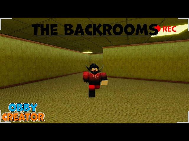 how to make Backrooms in obby creator