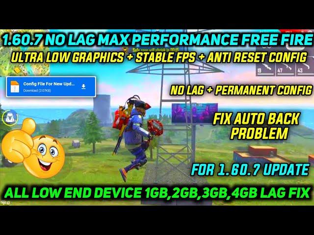 [1.60.7] free fire lag fix config file/free fire lag fix 1gb ram samsung j2/free fire lag fix 2gb